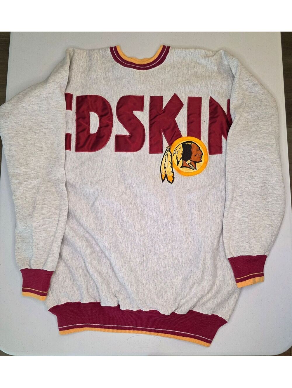 90s NFL Washington Redskins Spellout Crewneck